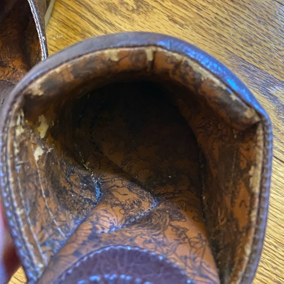 Lucky Brand Cognac Leather Maddox Mule Clog Wmn’s Sz 8.5 - Picture 9 of 10